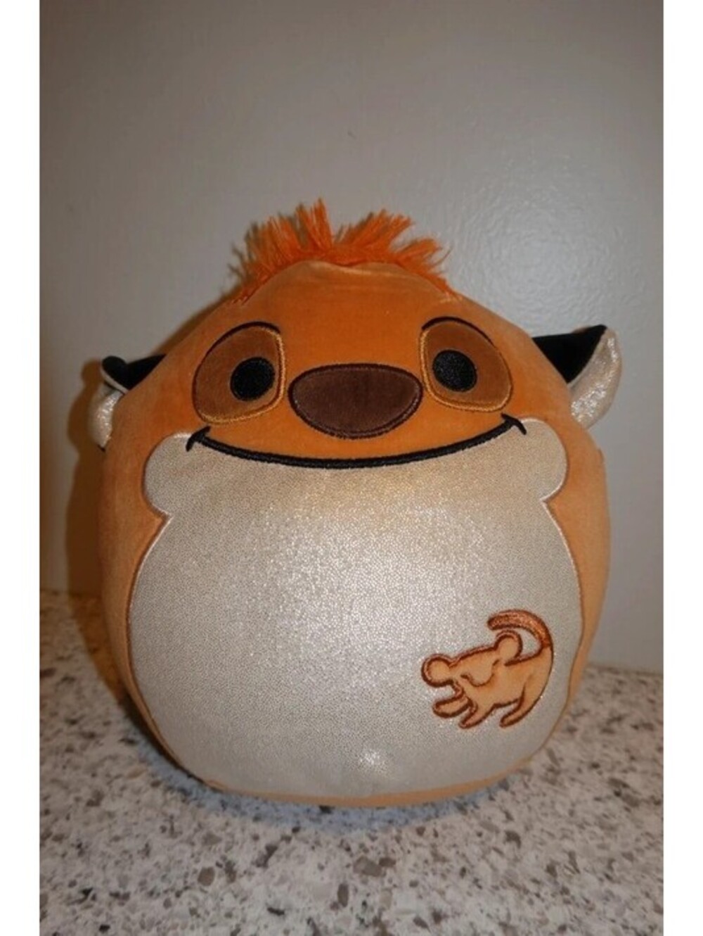 Squishmallows Disney The Lion King Pumba Plush  Embroidered